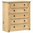  Kommode Corona 80x40x89 cm heltre furu 8721012879133