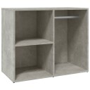 vidaXL Sminkeskap betonggrå 80x40x65 cm konstruert tre