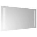 vidaXL Baderomsspeil med LED 40x20 cm