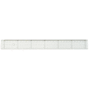 Linjal tverrgradert 30 cm