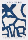 Blue Abstract Design for Art Display Plakat Plakat / 30x40cm