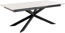 Irwine spisebord 100x240cm Inkl. 1 tilleggspanel hvit.
