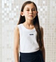 Name It Topp   Rib   NkfFlyra   Bright White   Name It   11 12 år 146 152   Singlet   Hvit