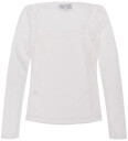 Hound Genser Lace Off White m. Hullmønster 14 år 164 Genser Hvit