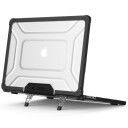Tech-Protect SmartShell Pro Deksel til MacBook Air 13" 2023-2025 - Transparent/Svart