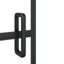 Dusjdør ESG 80x140 cm svart