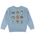 Name It Nkmvasha Ls Nreg Sweat Unb   Blue   134 140
