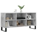 vidaXL TV-benk betonggrå 103,5x30x50 cm konstruert tre 8720845906511