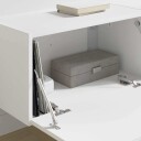  TV Veggskap 2 pcs Hvit 60 x 31 x 29.5 cm Konstruert tre