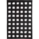 Kleine Wolke Boxes badematte 60x90 cm hvit/svart Mønstret