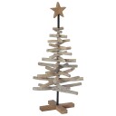  Juletre med stativ Brun 90 cm Heltre teak