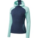 OMM Core+ Hoodie W Navy/Aqua