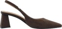 Bianco Biamaralyn Slingback Faux Suede - Brown - 40