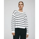 Moss Copenhagen Dame Strikkevarer Hvit L/XL,
