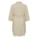 KAFFE Curve   Skjortekjole kcMille Short Shirt   Beige