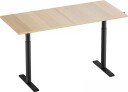 Maxmount Skrivebord Hev Og Senkbart 1600x700mm Sveiv - Svart/eik