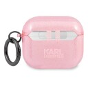 Karl Lagerfeld Beskyttelsesetui Kla3ukhgp Glitter Karl’S Head Til Airpods 3 Rosa