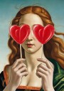 Sweet Hearts Portrait Plakat / 21x30
