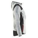 Blåkläder 493121179099XXL Jakke dame, gråmelert/svart, strikket Str. XXL, Klær