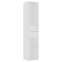 vidaXL Bokhylle hvit 36x30x171 cm sponplate
