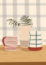 Cozy Kitchen Still Life Plakat / 70x100