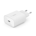 Belkin BoostCharge 25W USB-C Vegglader med Hurtiglading Hvit