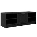  TV skap Svart Eik 102 x 35 x 36,5 cm Konstruert tre