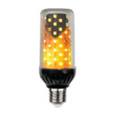 Flammepære 4W E27 1830K 465LM, sort/klar