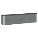vidaXL Høybed Grå 150 x 30 x 36 cm WPC og Aluminium