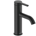 Duravit C.1 1-greps Servantbatteri M Uten bunnventil, Sort Matt