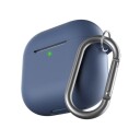 KeyBudz Elevate Series-deksel med nøkkelring for Airpods 4. generasjon blå