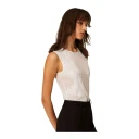 Twinset Dame Topper Hvit XS,