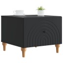  Kaffebord med skuff Svart 49 x 50 x 40 cm Konstruert tre
