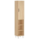  Highboard sonoma eik 34,5x34x180 cm konstruert tre