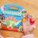 eeBoo Sticker Book Dinosaurs ESTKDNO