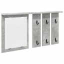  Vegghengt kleshenger Betonggrå 85 x 10 x 45 cm Konstruert tre