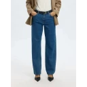 Selected Femme Straight Bea Kori Mid Waist Jeans Denim 32/32
