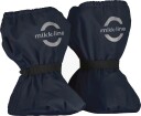 mikk-line Pu Rain Footies W. Fleece - Blue - 86