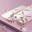 Tech-Protect MagShine Line MagSafe-etui for iPhone 15 - blå