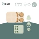 BabyMoov Silicone Containers And Feeder Set Green ONE SIZE