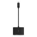 Belkin USB-C til VGA Adapter med Strømforsyning - 60W, Svart