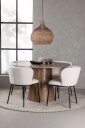 Venture Home   Spisegruppe Lanzo med 4 stk stoler Edina   Brun