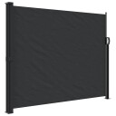  Uttrekkbar sidemarkise svart 160x300 cm 4004309