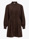 Vila Cordu Long Sleeve Shirt Dress Brun 38