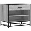 Skobenk grå sonoma 60x40x53,5 cm konstruert tre og metall 8721102842818