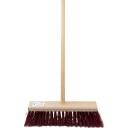 Roliba Gadekost 25 X 5 Rk.   Røde Hår M.Ø25x1500mm Skaft