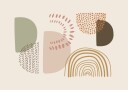 Abstract Shapes and Patterns Plakat Plakat / 100x150cm