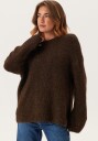 Selected FEMME - Pullover slfGabriella LS Knit New O-neck - Brun