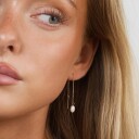 Timi Of Sweden Lucia Pearl Chain Stud Earrings