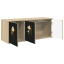 vidaXL Vegghengt TV skap BREMEN 102 x 33 x 40 cm Sonoma eik